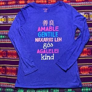 Long sleeve graphic T-shirt